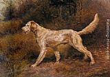 Edmund Henry Osthaus Commissioner, A Champion English Setter painting